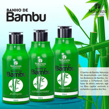 Professional Keratin Organic Bamboo Bath Home Care Maintenance 3x300 - Natureza - eCosmeticsBrazil