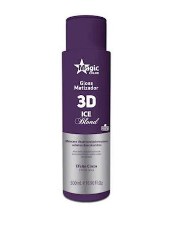 MAGIC COLOR 3D MATERIAL ICE BLOND GRAY EFFECT 500ML - eCosmeticsBrazil
