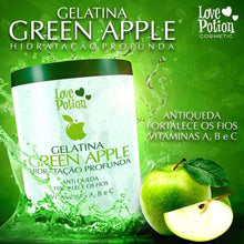 Love Potion Hydrating Gelatine Green Apple 1kg - eCosmeticsBrazil