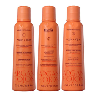 Richée Professional Argan and Ojon Maintenance Kit 3x250ml - eCosmeticsBrazil