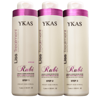 YKAS Liss Treatment Ruby Kit (3 Products) - YKAS - eCosmeticsBrazil