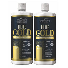 Blue Gold System Tanino Hair Restructuring Treatment 2x1L - Salvatore - eCosmeticsBrazil