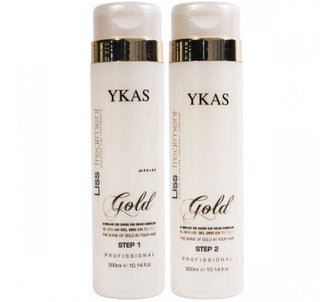 YKas Liss Treatment Escova Progressiva Ouro 2x300ml - YKas - eCosmeticsBrazil